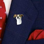 Tan Greyhound Pin