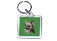 Chihuahua longcoat 032nl keyrings classic