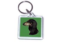 saluki black&tan 040nl keyrings classic