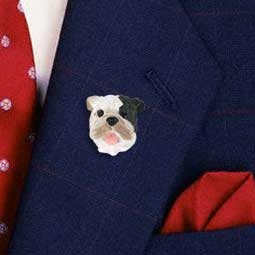 Bulldog Brindle Pin