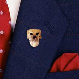 Great Dane Fawn w/Uncropped Ears Pin