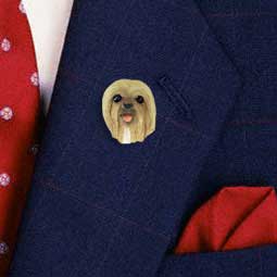 Lhasa Apso Blonde Pin