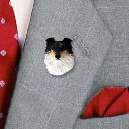 Sheltie Tricolor Pin
