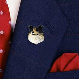 Collie Tricolor Pin