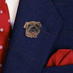 Shar Pei Brown Pin