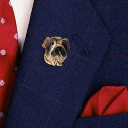 Shar Pei Cream Pin
