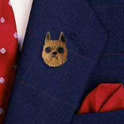 Brussels Griffon Red Pin