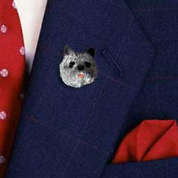 Cairn Terrier Gray Pin