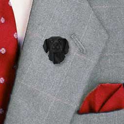 Flat Coated Retriever Pin