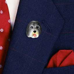 Basenji PinBearded Collie Pin