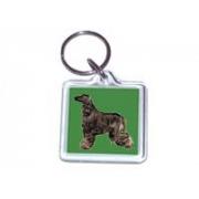 Afghan Hound dark 021nl Keyrings classic