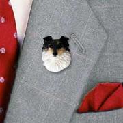 Sheltie Tricolor Pin