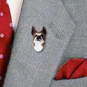Boxer Brindle Pin
