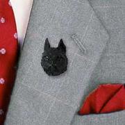 Brussels Griffon Black PinPin