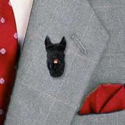 Schnauzer Giant Black Pin