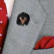 Dachshund Longhaired Red Pin